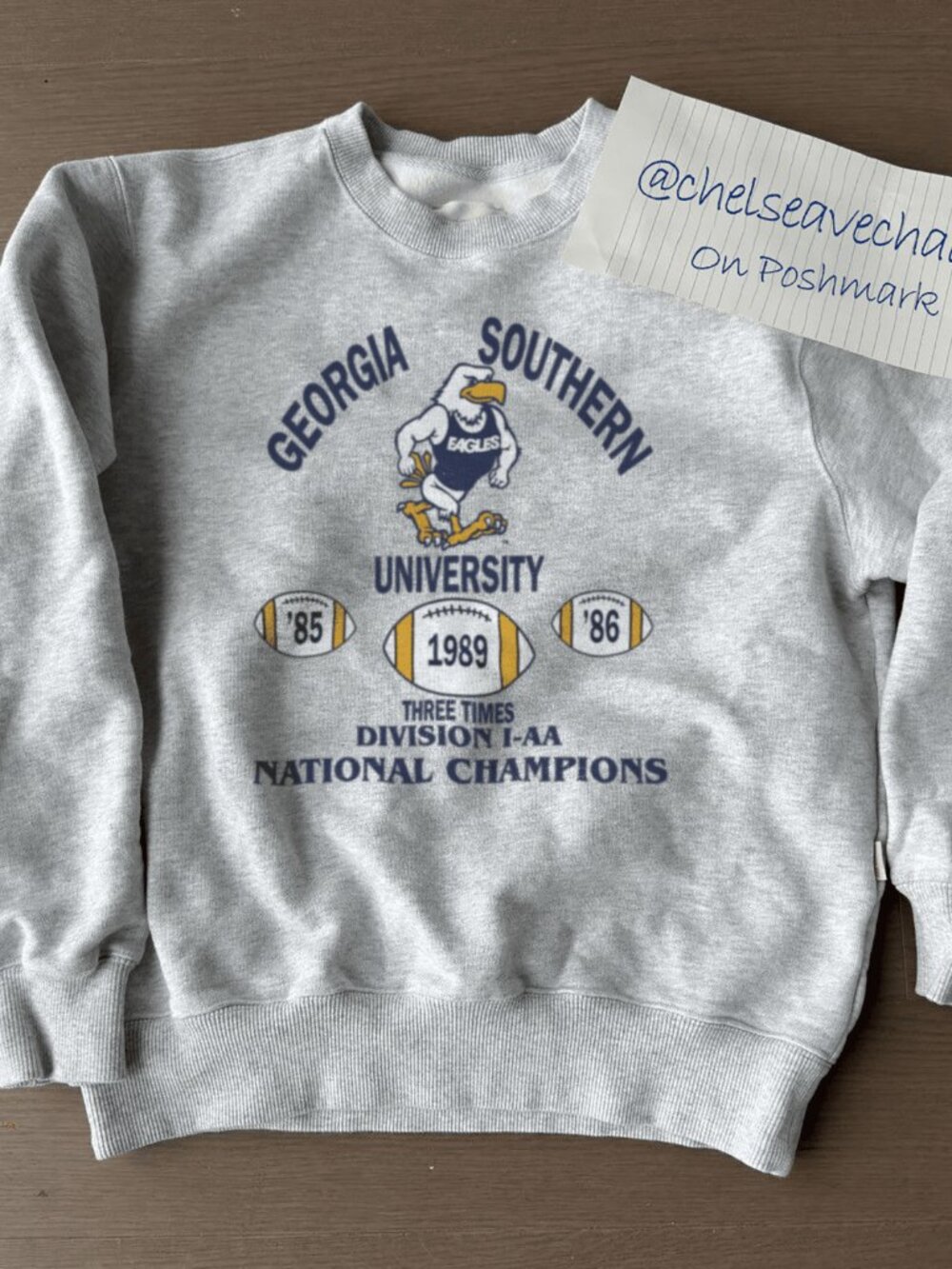 Vintage Georgia Southern University, Georgia Southern Eagles Football Sweatshirt